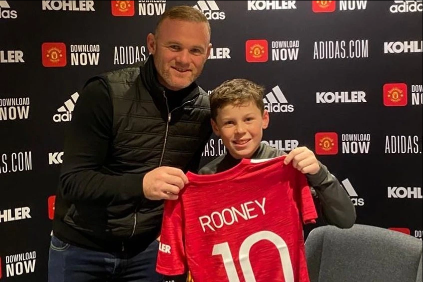 Kai Rooney ลูกชายของเวย์นรูนีย์ทำแฮตทริก