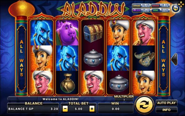 รีวิวเกมสล็อต XO Aladdin