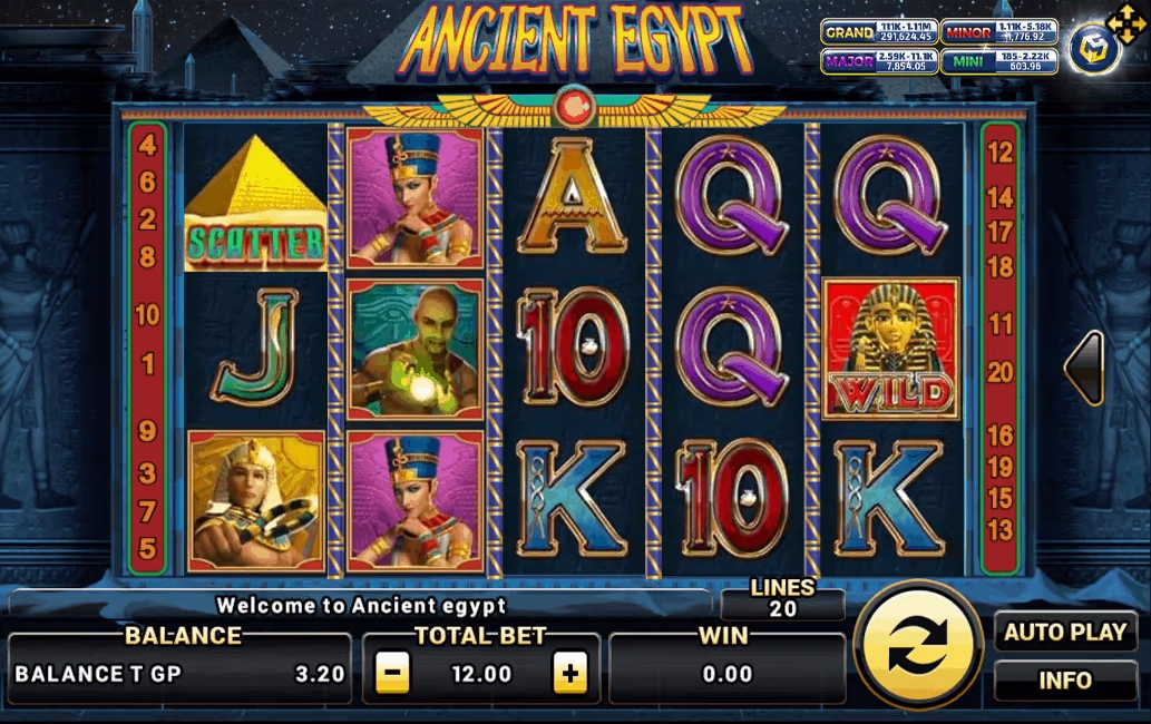 รีวิวเกมสล็อต XO Ancient Egypt