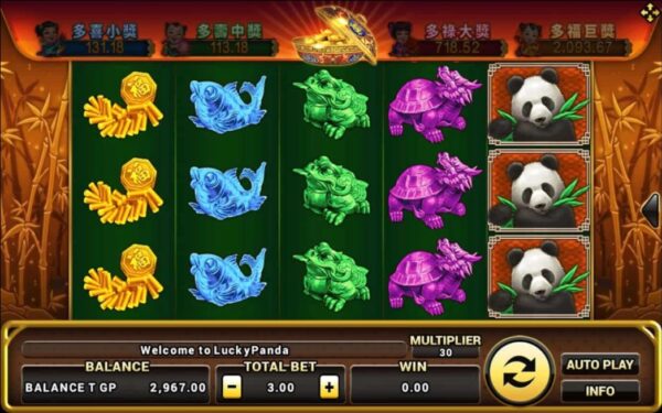 รีวิวเกมสล็อต XO Lucky Panda