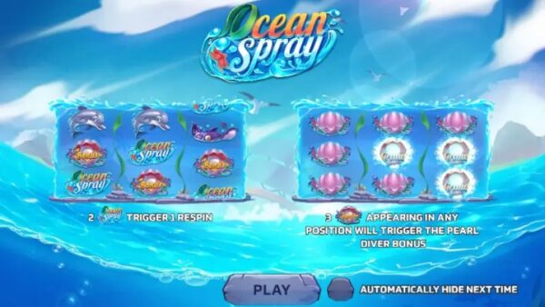 รีวิวเกมสล็อต XO Ocean Spray