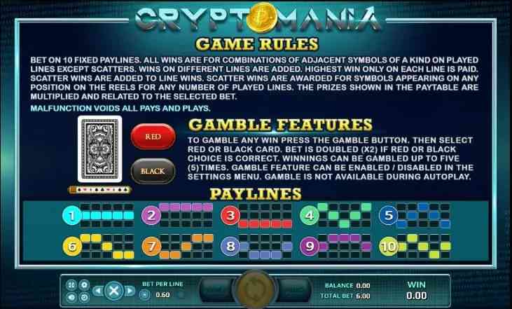 ฟีเจอร์พิเศษของเกมสล็อต XO Crypto Mania